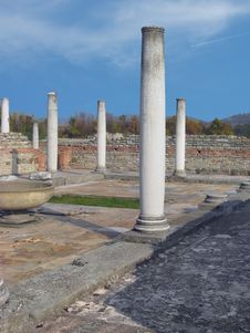Ruins Of Temple In Gamzigrad - Felix Romuliana Royalty Free Stock Image Ruins Of Temple In Gamzigrad - Felix Romuliana Royalty Free Stock Image