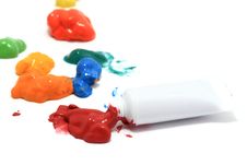 Colors Coming Out Of Tubes Stock Photo Colors Coming Out Of Tubes Stock Photo