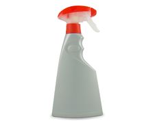 Spray Bottle With Clipping Paths Stock Photos