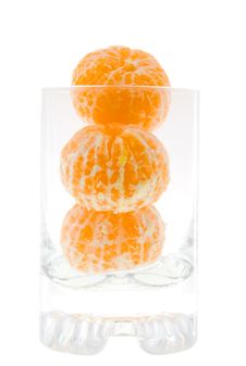 Tangerines In A Glass Stock Image Tangerines In A Glass Stock Image