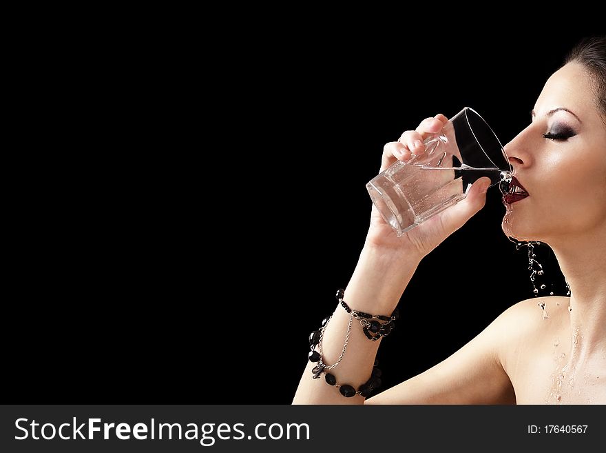 Girl Drinking Water