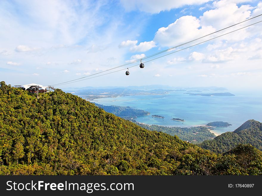 Langkawi hills cable car, Malaysia
