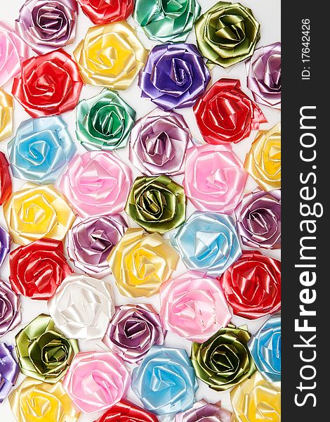 Background color of gift ribbons and flowers