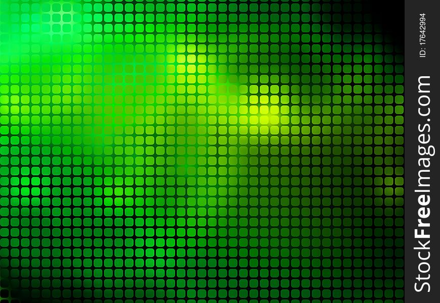 Greenlue mosaic background. EPS 8 file included
