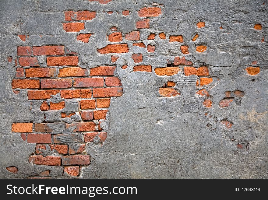 A brick wall suitable for a background. A brick wall suitable for a background.