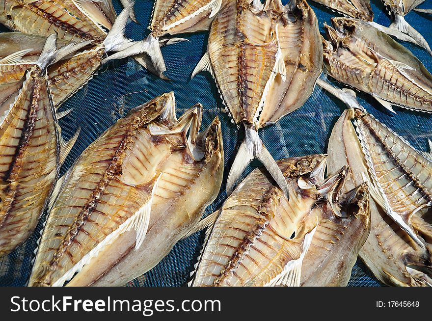 Dried Fish , used to background