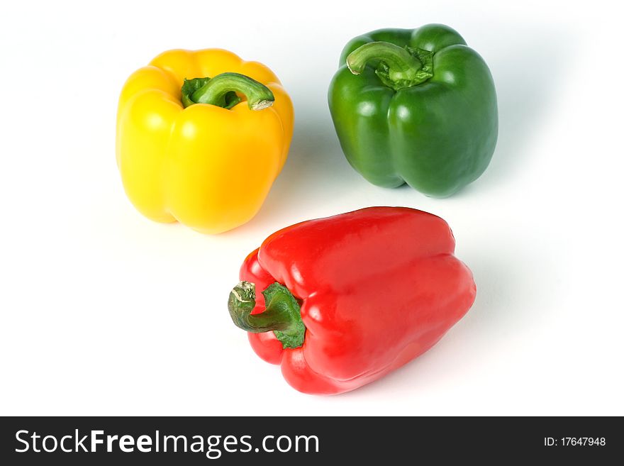 Yellow pepper, green pepper, red pepper,. Yellow pepper, green pepper, red pepper,