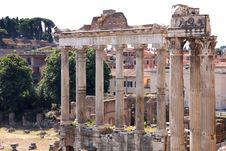 View Of Roman Forum In Rome, Italy Royalty Free Stock Images View Of Roman Forum In Rome, Italy Royalty Free Stock Images