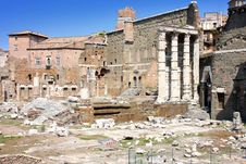View Of Roman Forum In Rome, Italy Stock Photos View Of Roman Forum In Rome, Italy Stock Photos