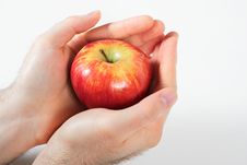 Hand With Apple Stock Images Hand With Apple Stock Images