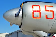Engine Cowling Prop And Spinner Royalty Free Stock Image Engine Cowling Prop And Spinner Royalty Free Stock Image