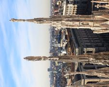 Milan, Panoramic View Stock Photo