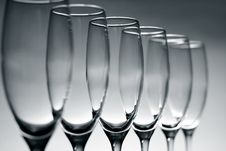 Empty Champagne Glasses Stock Photo Empty Champagne Glasses Stock Photo