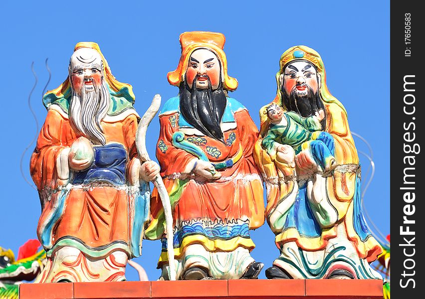 Three Chinese Gods