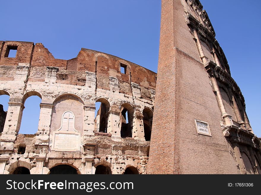 The Colosseum in Rome, Italy