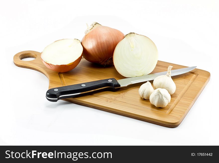 Cutting board, isolated on white background
