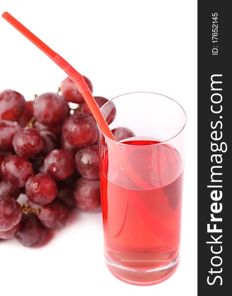 Red grapes and  freshly squeezed juice. Red grapes and  freshly squeezed juice