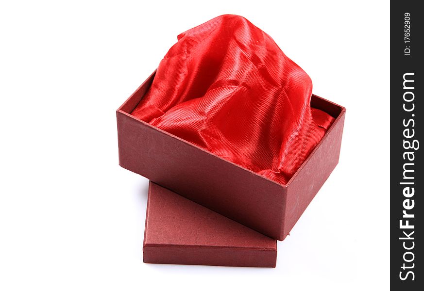 Satin cloth gift box