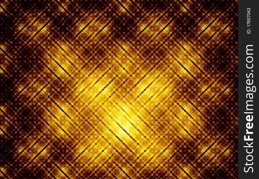 Highly detailed gold colored abstract textures