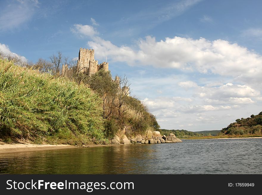 Almourol castle in Portugal