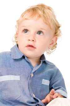 Surprised Little Child Royalty Free Stock Photography