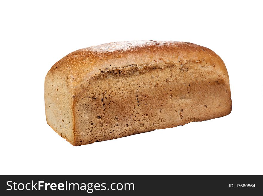 Bread isolated on white backgruond