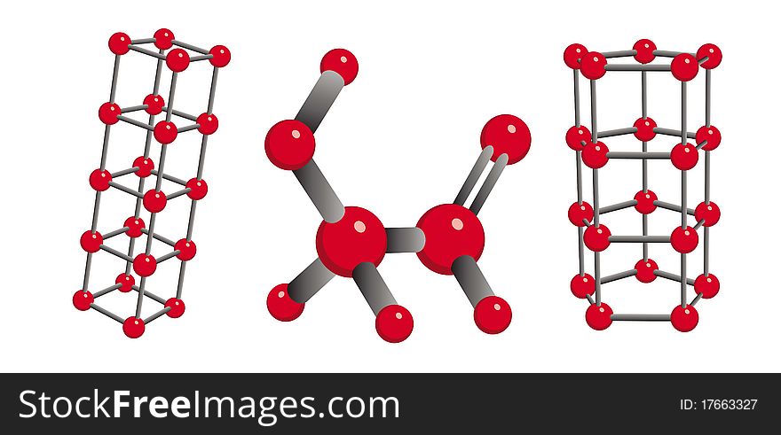 This image represents a set of different chemical molecules