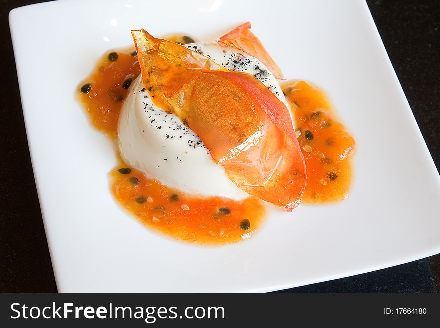 Fruity Panna Cotta