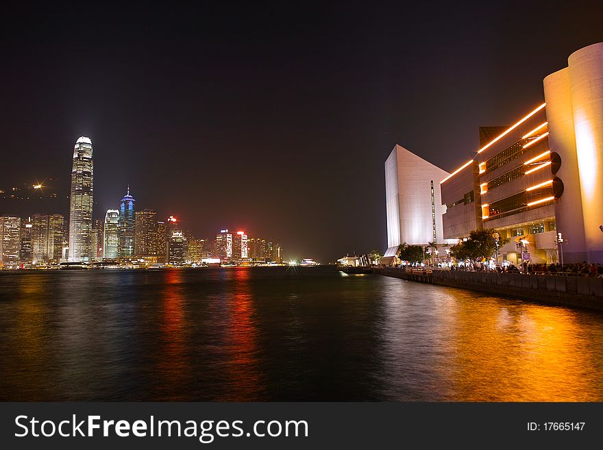 Victoria Harbour In Hong Kong