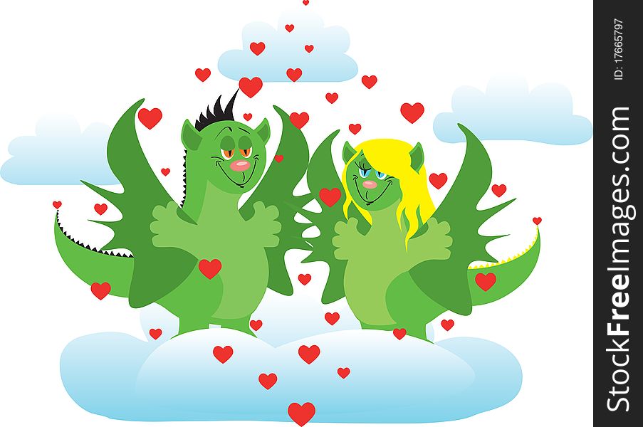 In love dragons