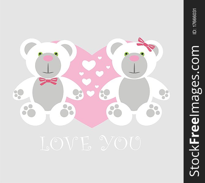 Love message  fashion heart vector  image, happy teddy, bear, baby. Love message  fashion heart vector  image, happy teddy, bear, baby