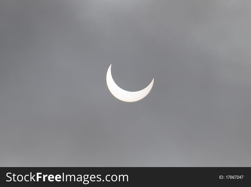 Solar Eclipse January 4, 2011, Ukraine