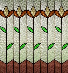 Background Glass With Green Leaves Stock Images Background Glass With Green Leaves Stock Images