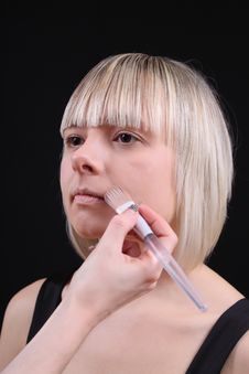 Stylist Makes Royalty Free Stock Image Stylist Makes Royalty Free Stock Image