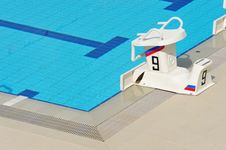 Swimming Starting Block Royalty Free Stock Photos Swimming Starting Block Royalty Free Stock Photos