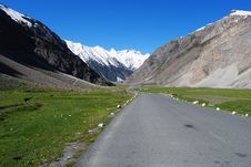 Road To Ladakh Mountain Peak Royalty Free Stock Photos