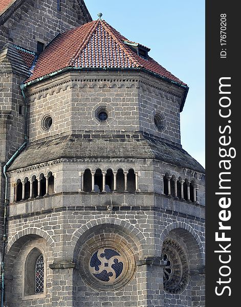 Gothic Basilica Saint Procopius In Trebic,UNESCO S