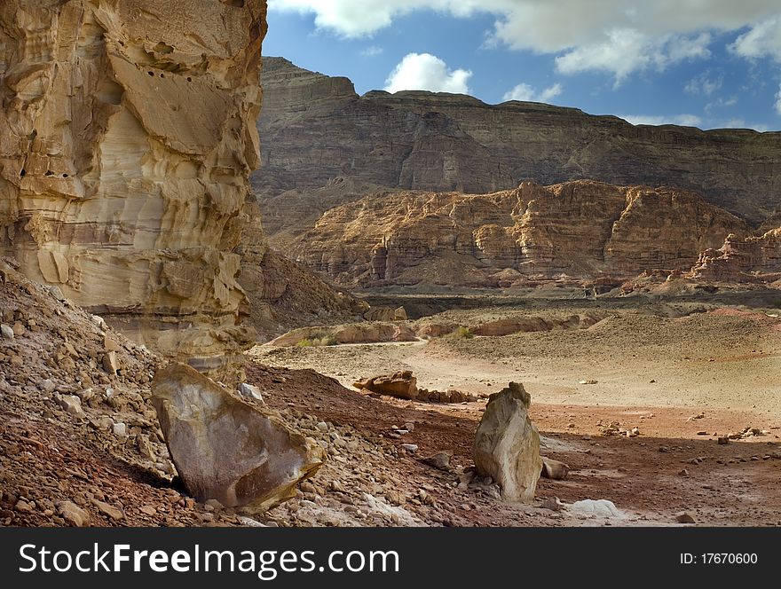 View on Timna park, Israel