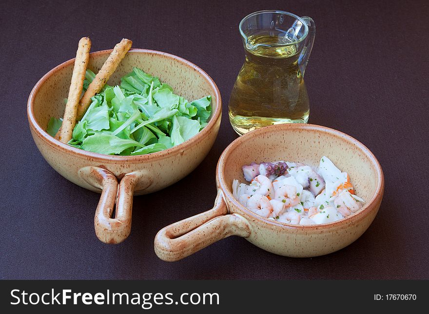 Shrimp And Salad