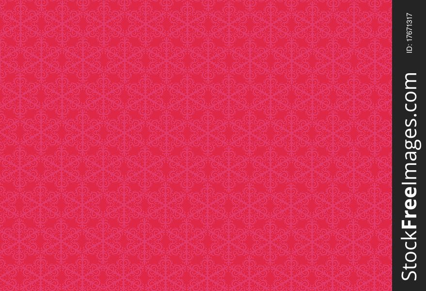 Pink damask seamless wallpaper pattern