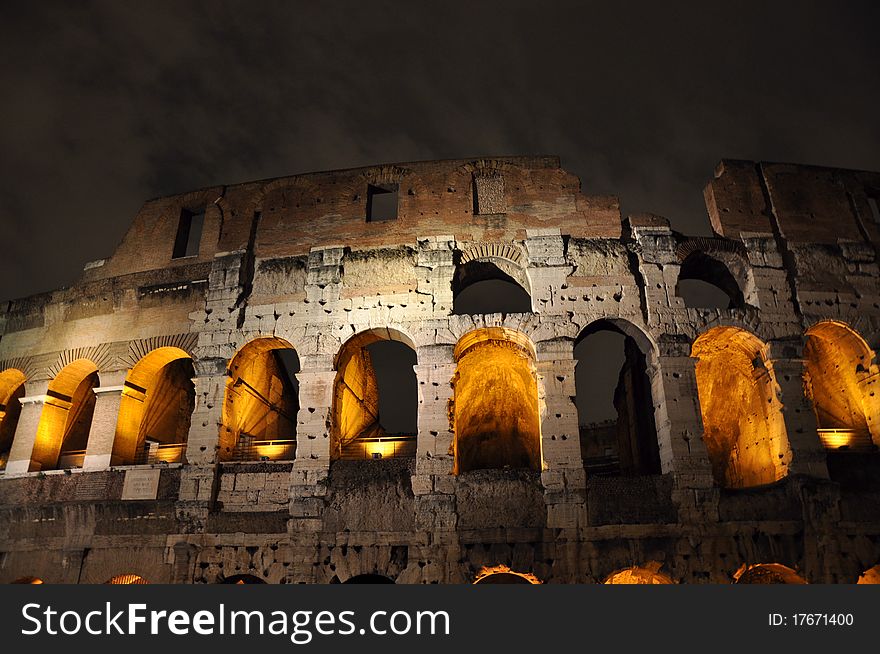 Colosseum In The Night