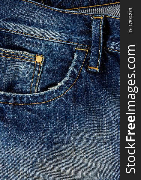 Blue jean old texture background. Blue jean old texture background