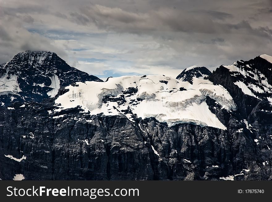 Alpine glacier