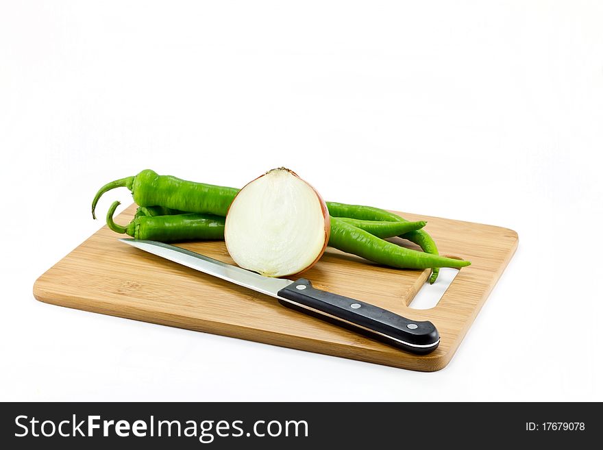 Cutting board, isolated on white background