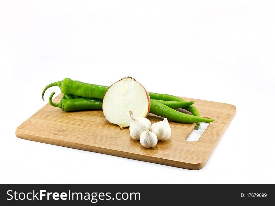 Cutting board, isolated on white background