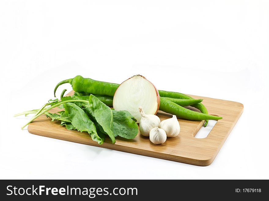 Cutting board, isolated on white background