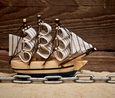 Model Ship Royalty Free Stock Images Model Ship Royalty Free Stock Images