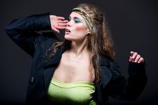 Beautiful Young Brunette Stock Image Beautiful Young Brunette Stock Image