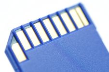 Close-up Memory Card Royalty Free Stock Photo