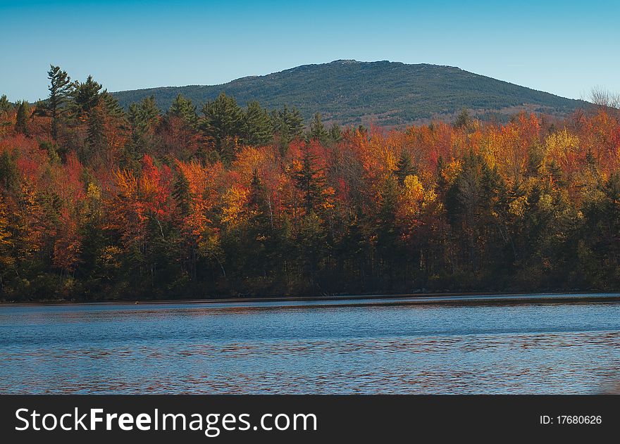 Mount Mondnadnock during the foliage in New Hampshire.
